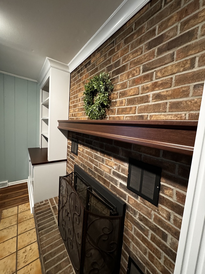 custom mantel